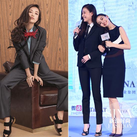 小花旦倪妮耍帥，連baby都忍不住想要依靠她