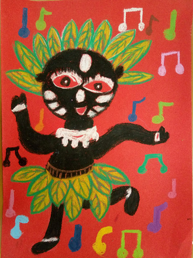 王晗盟《快樂(lè)的舞蹈》輔導(dǎo)教師：時(shí)尹航（工一小）