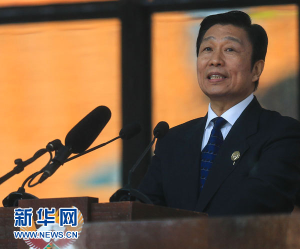 12月10日，國家副主席李源潮在南非約翰內斯堡出席南非政府為前總統(tǒng)曼德拉舉行大型官方追悼活動并致辭。