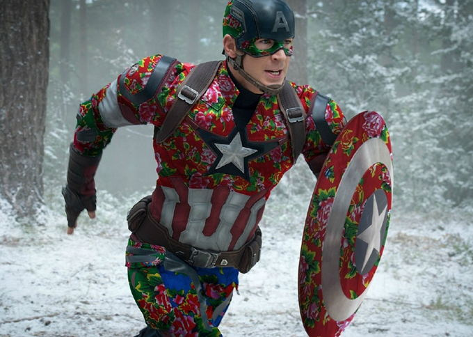 《復聯(lián)2》英雄被PS穿上花棉襖