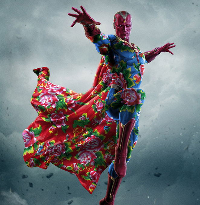 《復聯(lián)2》英雄被PS穿上花棉襖