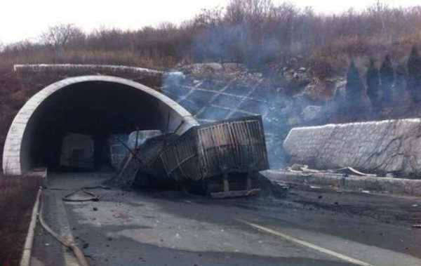 圖為事故現(xiàn)場。