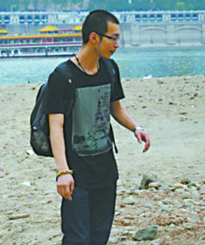 喜歡考古的小楊。受訪者供圖