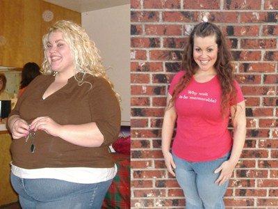 美國(guó)肥胖女子減肥136斤 遭未婚夫反對(duì)致分手(圖)