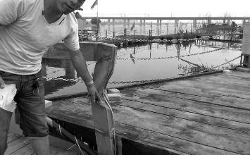 鼻孔里凝著血痂、全身多處擦傷的周先生仍有些驚魂未定。