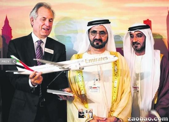 海灣國家1000億美元購客機(jī) 成航空史上最大訂單