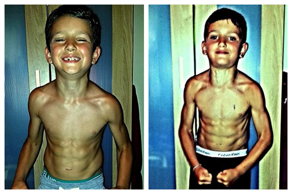 年僅8歲的布蘭登·布萊克因其完美的身型，被贊為迷你版的阿諾德·施瓦辛格。