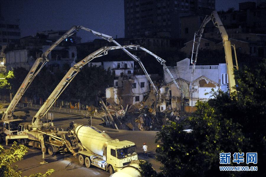 廣州地鐵工地附近發(fā)生地陷 廣州地鐵工地附近發(fā)生地陷