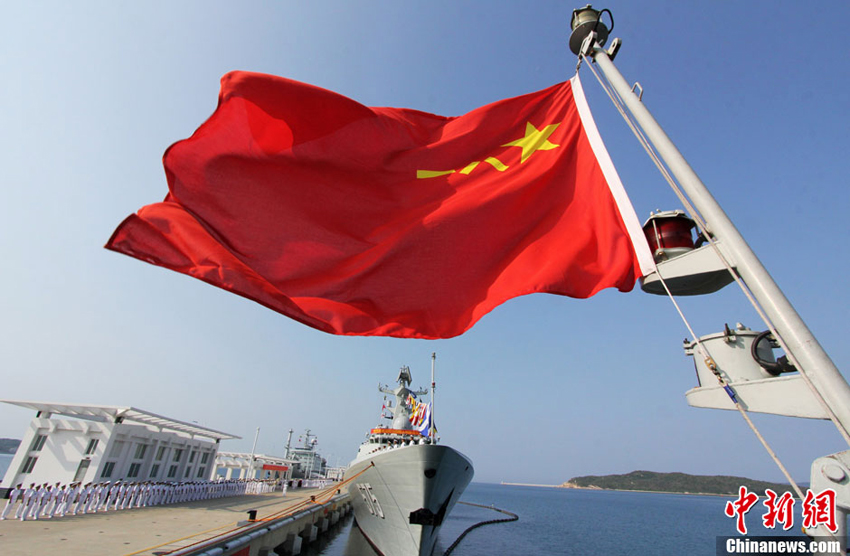 中國海軍新型導(dǎo)彈護衛(wèi)艦岳陽艦加入戰(zhàn)斗序列