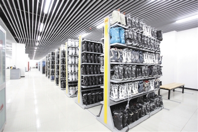 云頂大酒店內(nèi)的雪具大廳。