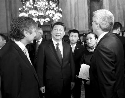 　會(huì)見阿根廷議長(zhǎng)。