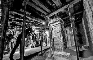 埃及首次向公眾開放的古埃及法老圖坦卡蒙乳母之墓內(nèi)景。