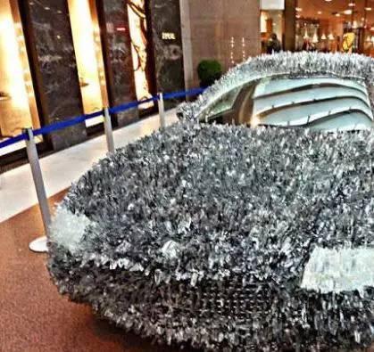 驚！車(chē)主用玻璃渣改裝瑪莎拉蒂