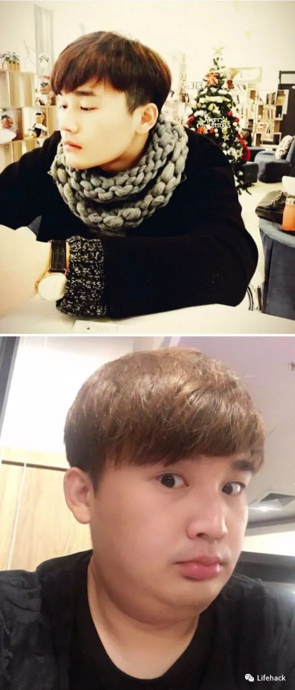 長(zhǎng)胖20斤，臉型怎么變？這些例子看完扎心了！