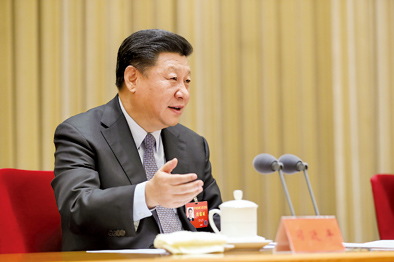 2017年12月28日至29日，中央農(nóng)村工作會(huì)議在北京舉行。習(xí)近平在會(huì)上發(fā)表重要講話。新華社記者 丁林 攝