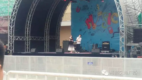 河南交通廣播主持人佳音、彎彎、朱浩都登上了優(yōu)放舞臺(tái)，優(yōu)放，交廣在這里！
