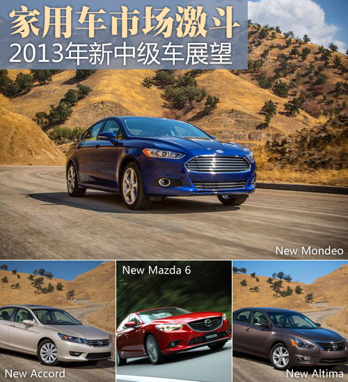 家用車市場激斗 2013年新中級(jí)車型展望