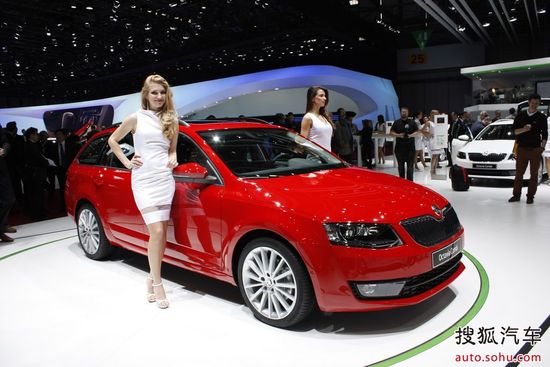 全新斯柯達(dá)明銳Combi日內(nèi)瓦車展實拍