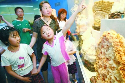 哇，地質(zhì)博物館里好多沒見過的?。? oldsrc=