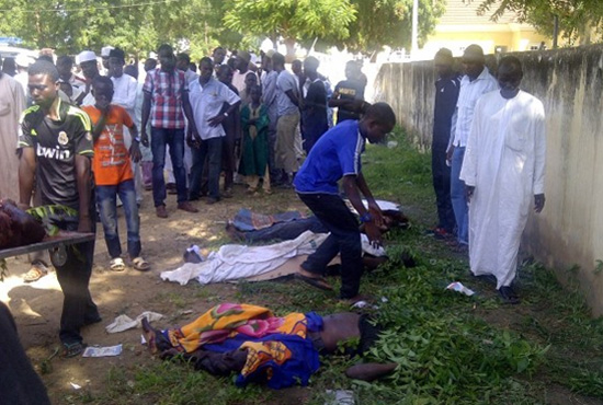 尼日利亞伊斯蘭極端武裝組織“博科圣地”約貝州古杰巴(Gujba)市的農(nóng)業(yè)學(xué)院，射殺數(shù)十名學(xué)生。