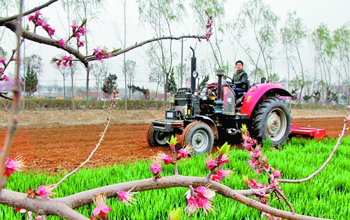 　　3月25日，武陟縣龍源辦事處東馬曲村村民正在田里耕作。時下正值春耕時節(jié)，武陟農(nóng)民紛紛抓住有利時機