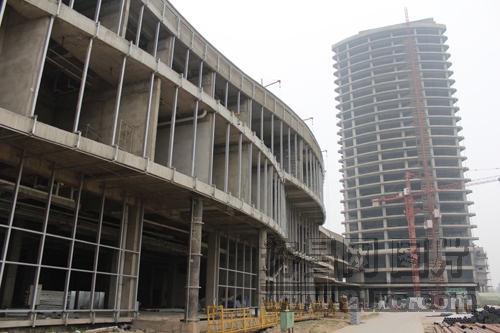 正在建設(shè)的新鄭機(jī)場許昌航站樓