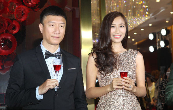 圖為孫紅雷、王駿迪夫婦。