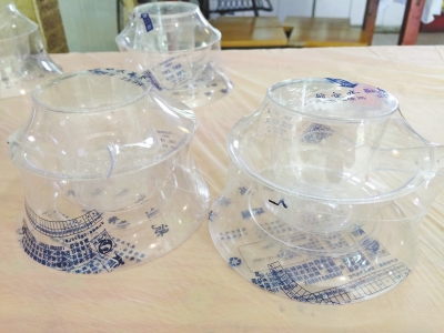 經三路一家飯店使用的一次性餐具