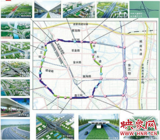 三環(huán)快速化工程方案圖。