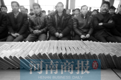 打擊拖欠農(nóng)民工工資，鄭州今年又出狠招（資料圖）河南商報記者 王春勝/攝