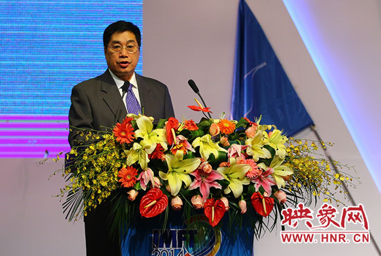 聯(lián)合國世界旅游組執(zhí)行主任祝善忠演講。