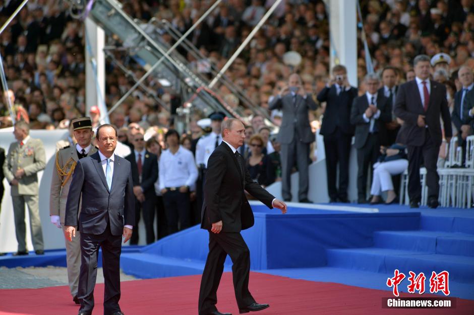 諾曼底登陸70周年紀(jì)念儀式 20國元首和政府首腦出席