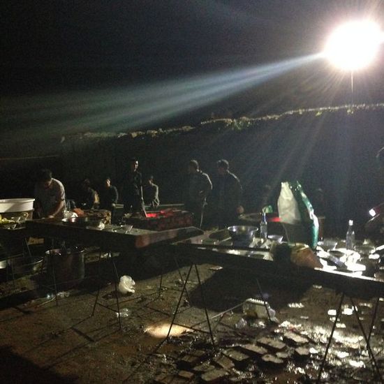 龍頭山鎮(zhèn)災(zāi)民安置點。澎湃新聞 程藝輝 圖