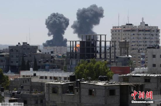 資料圖：以色列對(duì)加沙地區(qū)發(fā)動(dòng)的“護(hù)刃行動(dòng)”已進(jìn)入第28天。