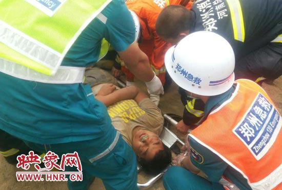 事故現(xiàn)場(chǎng)，一人被救出