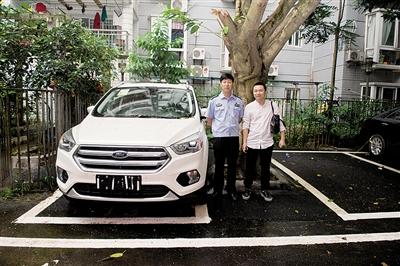 渝北警方送還追回的翼虎SUV。 渝北警方供圖