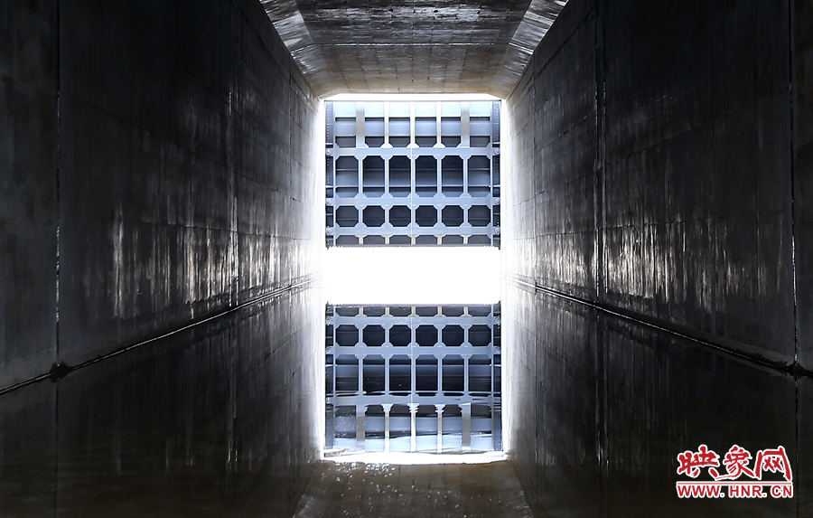 完工的南水北調(diào)水渠，靜靜的等待著首次通水