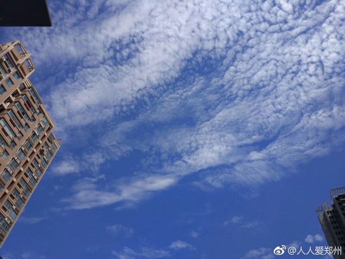 又被鄭州的藍天刷屏！隨便一拍就是手機壁紙