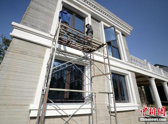 看！這些別墅都是3D打印出來的 僅耗時(shí)1天