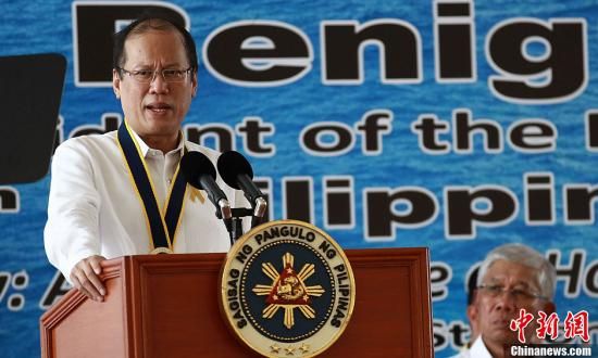 　　資料圖：菲律賓總統(tǒng)阿基諾。中新社發(fā) Malacanang 攝