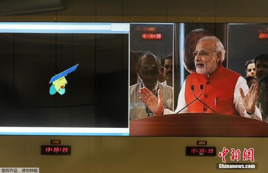 當(dāng)?shù)貢r(shí)間9月24日，經(jīng)過(guò)近300天的航行，印度“曼加里安”號(hào)火星探測(cè)器成為了抵達(dá)火星的首個(gè)亞洲國(guó)家的