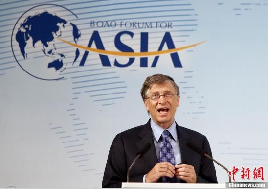 資料圖：美國首富比爾·蓋茨。中新社發(fā) 張浩 攝