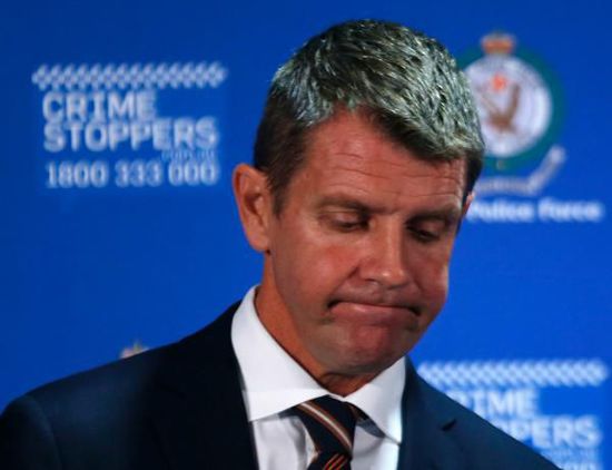　新南威爾士州州長(zhǎng)Mike Baird出席新聞發(fā)布會(huì)。
