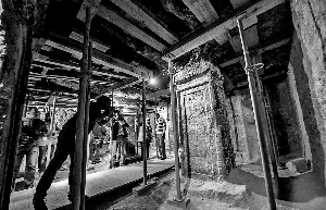 埃及首次向公眾開放的古埃及法老圖坦卡蒙乳母之墓內(nèi)景。