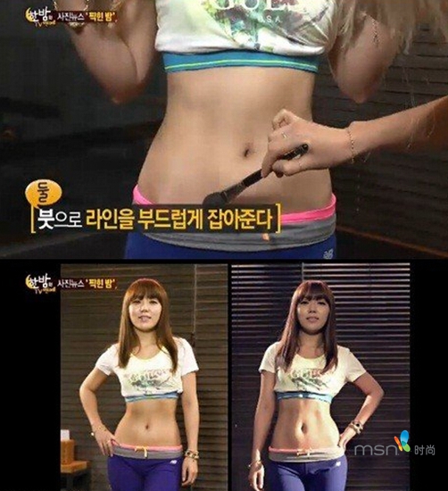 蔡依林 你的馬甲線“脫妝”了！