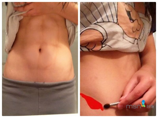 蔡依林 你的馬甲線“脫妝”了！