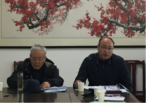 （左：原周口地區(qū)常委秘書長梁祖靈 ；右：鄲城縣委常委組織部長侯磊 ）