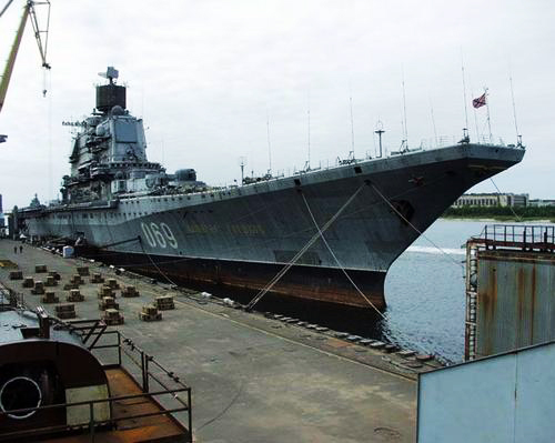 　資料圖：“戈爾什科夫”號航母。