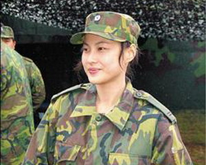 　臺灣最美女軍官。