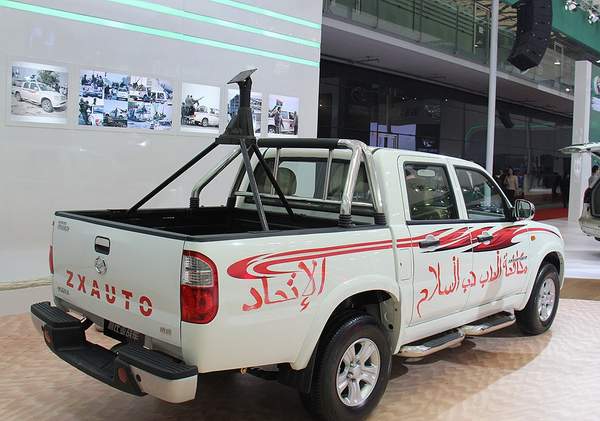 國(guó)產(chǎn)品牌推出利比亞皮卡戰(zhàn)車(chē)。